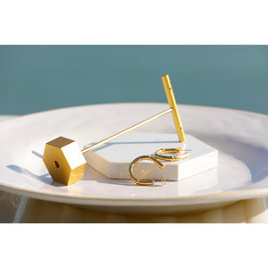 Open image in slideshow, Les Petites Chinoiseries-24K Gold Plated Timeless Bamboo Earrings
