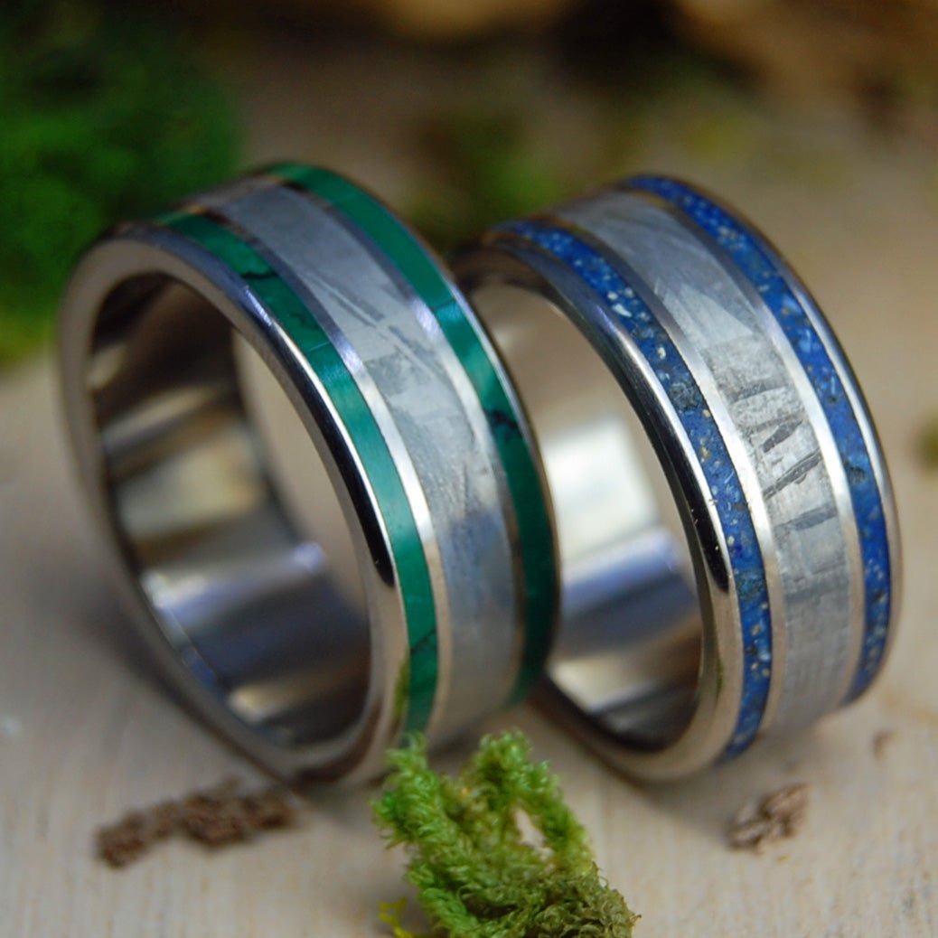 Carolina Meteorite So Hot | Stone & Meteorite Wedding Rings - Minter and Richter Designs